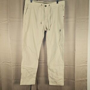 Vuori Womens Off White / Cream Ripstop Pants XL